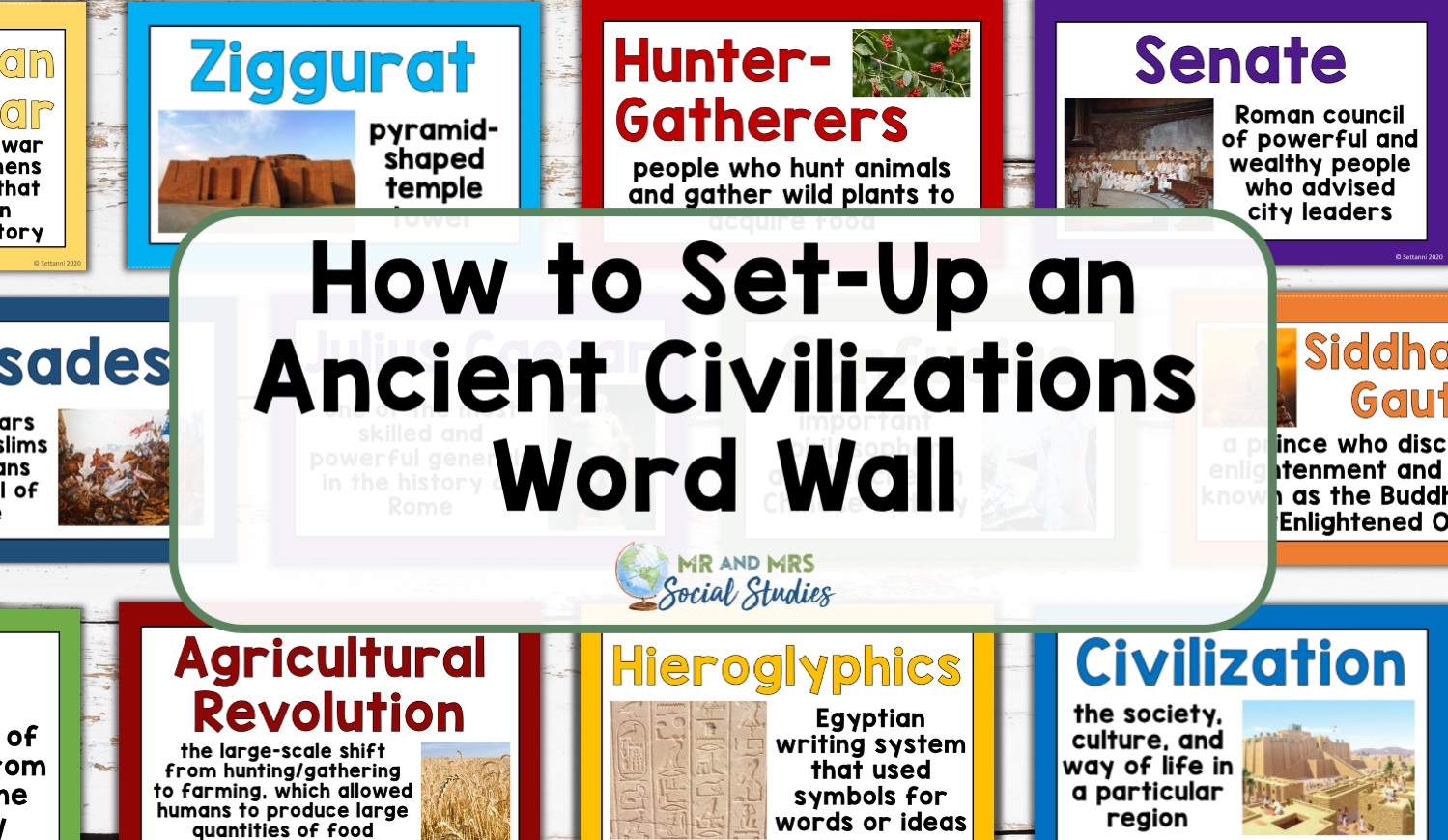 Ancient Civilizations Word Wall: How to Use One in Your Class - Mr and ...