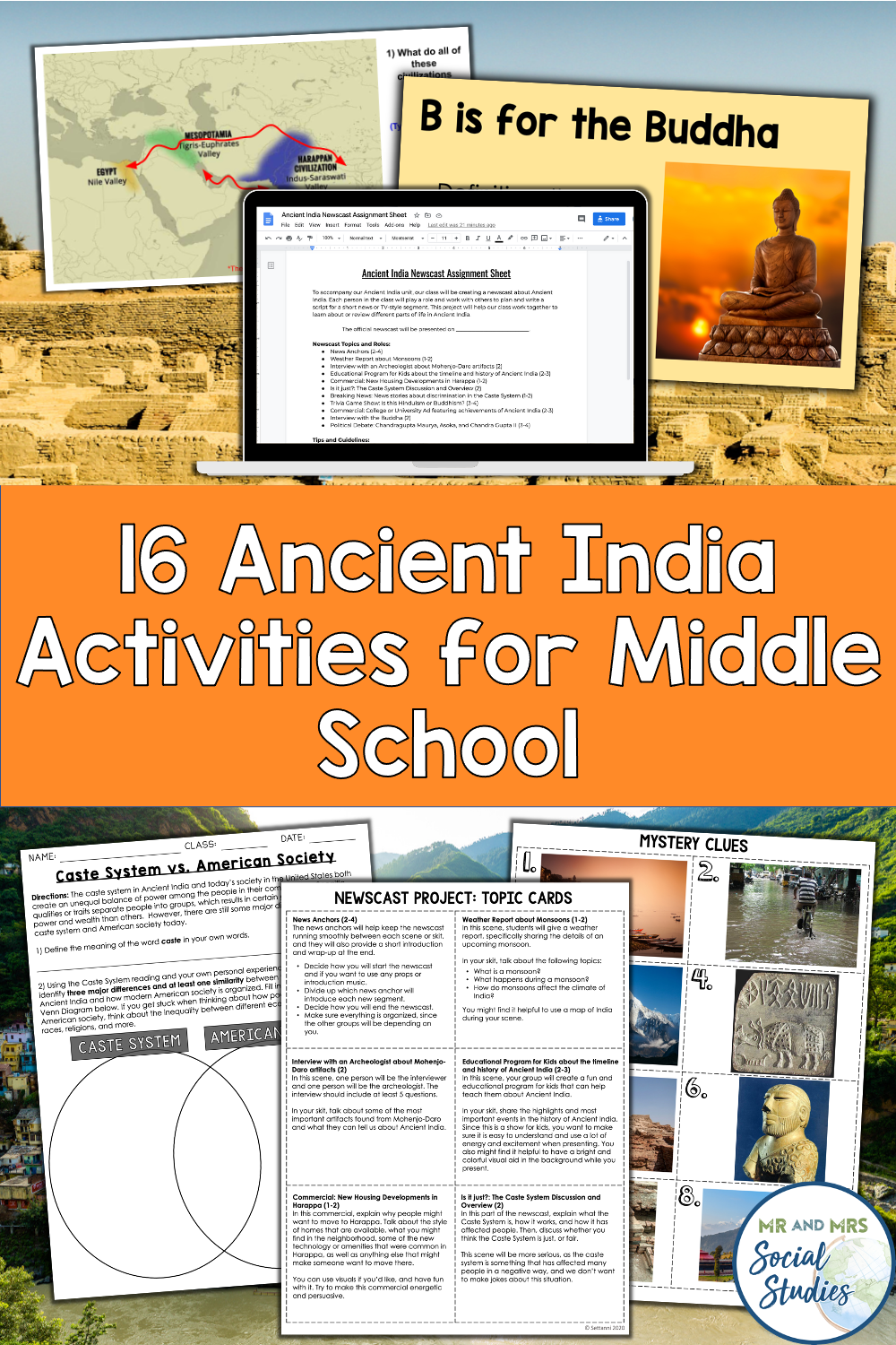 16 Ancient India Activities For Middle School - Mr And Mrs Social Studies