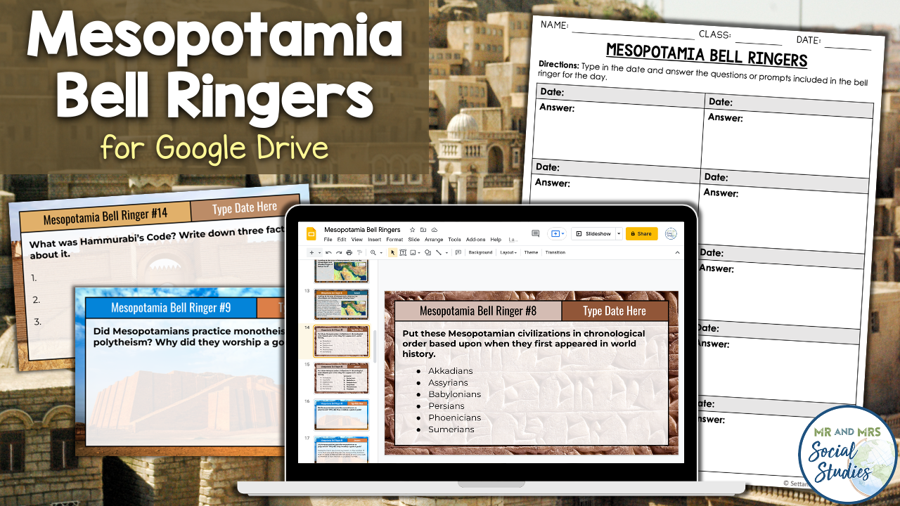 11 Mesopotamia Activities For Middle School - Mr And Mrs Social Studies