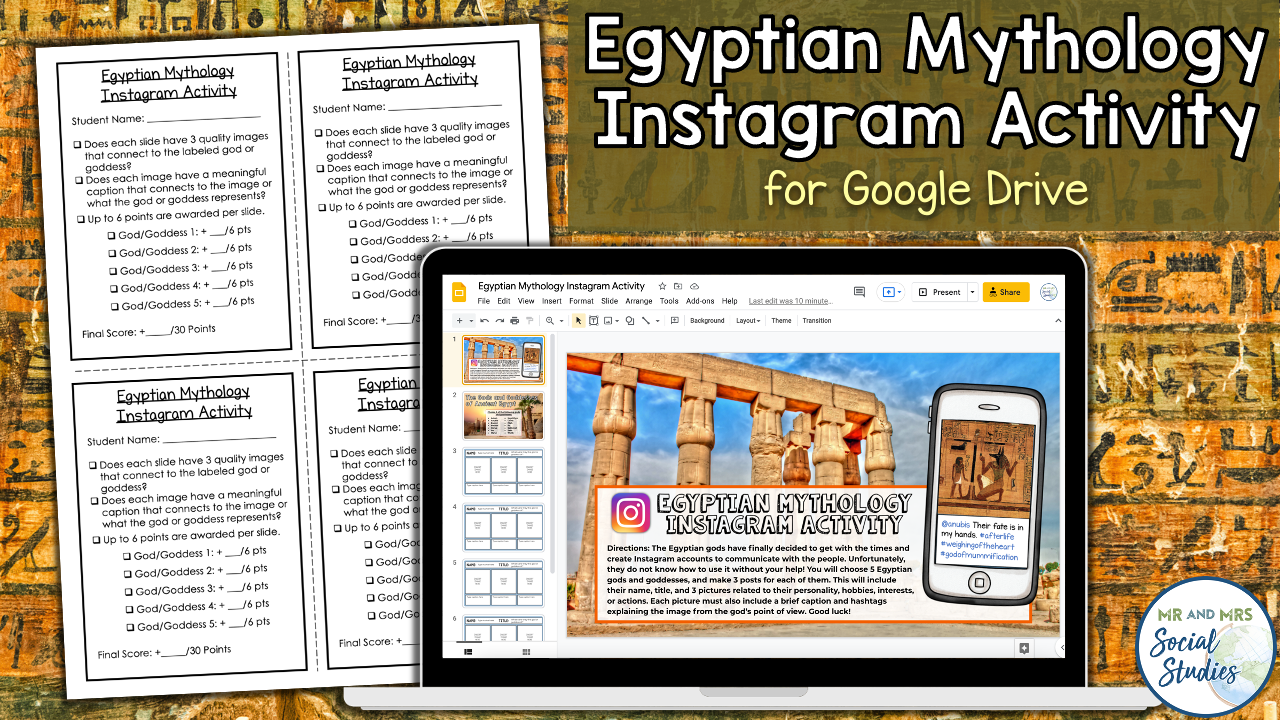 16 Ancient Egypt Activities For Middle School - Mr And Mrs Social Studies