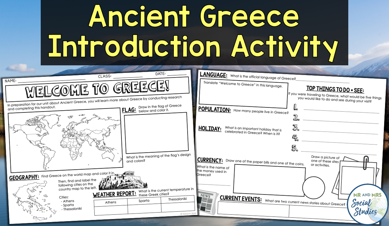 22 Ancient Greece Activities For Middle School - Mr And Mrs Social Studies