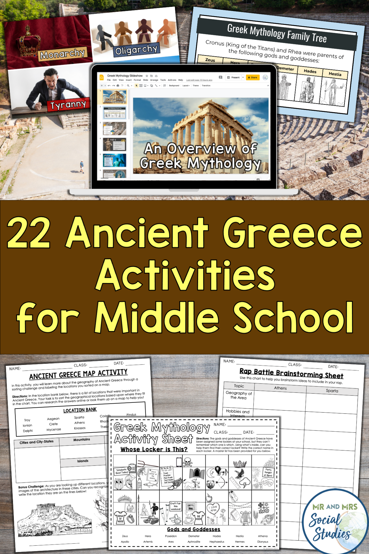 22 Ancient Greece Activities for Middle School - Mr and Mrs Social Studies
